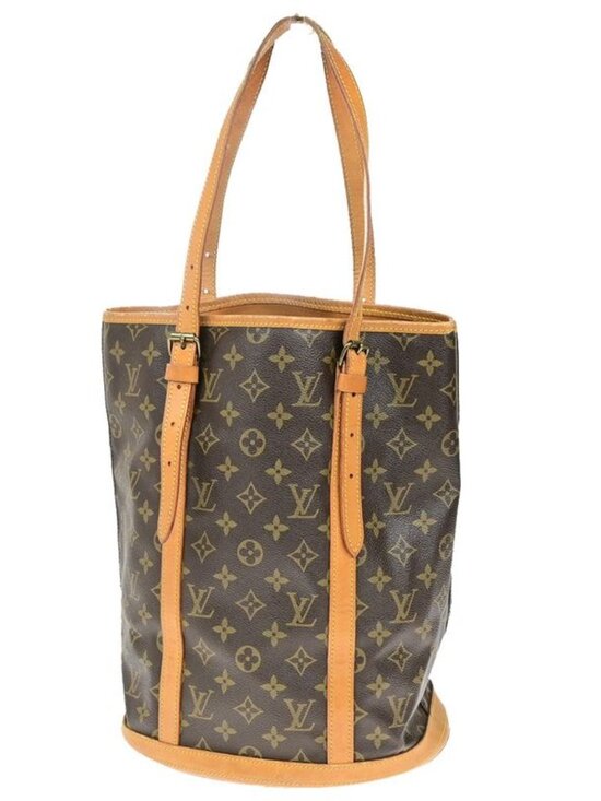 Louis Vuitton Bucket GM Tote Bag Monogram Leather 61 Bs165